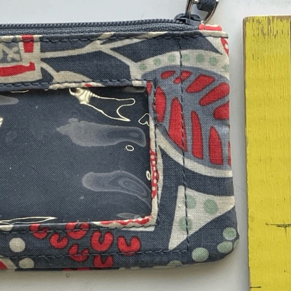 Vera Bradley Coin Purse Key Chain In Nomadic‎ Floral NWOT Spot For Id - Picture 5 of 5